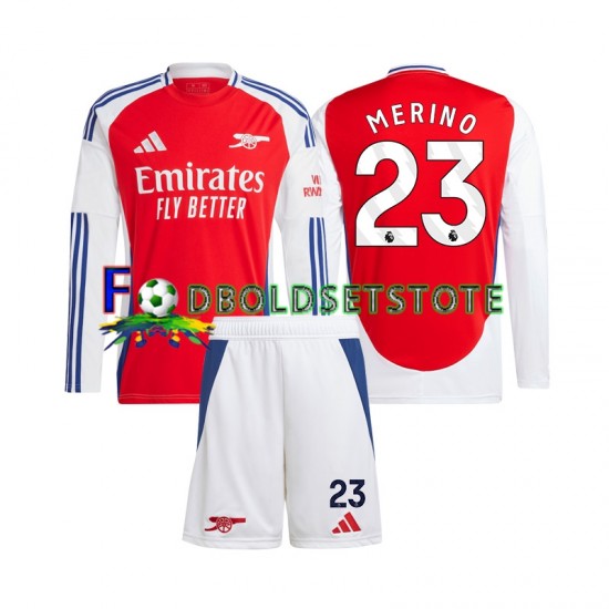 Arsenal Trøje Mikel Merino 23 Hjemmebane 2024-2025 Lange ærmer ,Børn Fodboldsæt Arsenal Trøje Mikel Merino 23 Hjemmebane 2024-2025 Lange ærmer ,Børn Fodboldsæt