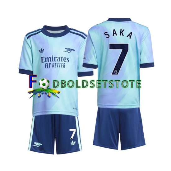 Arsenal Trøje Saka 7 3. Valg 2024-2025 Kort ærmer ,Børn Fodboldsæt Arsenal Trøje Saka 7 3. Valg 2024-2025 Kort ærmer ,Børn Fodboldsæt