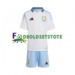 Aston Villa Trøje Udebane 2024-2025 Kort ærmer ,Børn Fodboldsæt