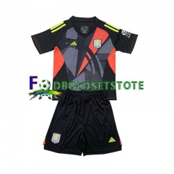 Aston Villa Trøje Målmand Udebane 2024-2025 Kort ærmer ,Børn Fodboldsæt