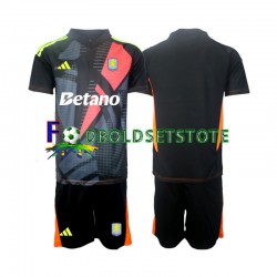 Aston Villa Trøje Målmand Hjemmebane 2024-2025 Kort ærmer ,Børn Fodboldsæt