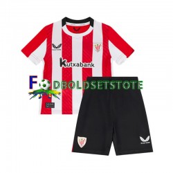Athletic Bilbao Trøje Hjemmebane 2024-2025 Kort ærmer ,Børn Fodboldsæt