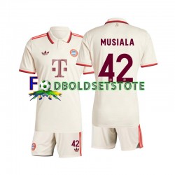 FC Bayern München Trøje Musiala 42 3. Valg 2024-2025 Kort ærmer ,Børn Fodboldsæt