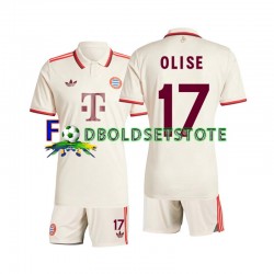 FC Bayern München Trøje Olise 17 3. Valg 2024-2025 Kort ærmer ,Børn Fodboldsæt