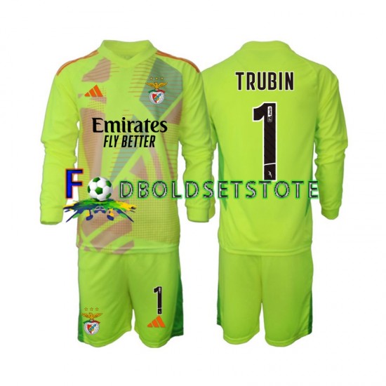 Benfica Trøje Anatolij Trubin 1 Målmand Hjemmebane 2024-2025 Lange ærmer ,Børn Fodboldsæt Benfica Trøje Anatolij Trubin 1 Målmand Hjemmebane 2024-2025 Lange ærmer ,Børn Fodboldsæt