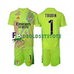 Benfica Trøje Anatolij Trubin 1 Målmand Hjemmebane 2024-2025 Kort ærmer ,Børn Fodboldsæt
