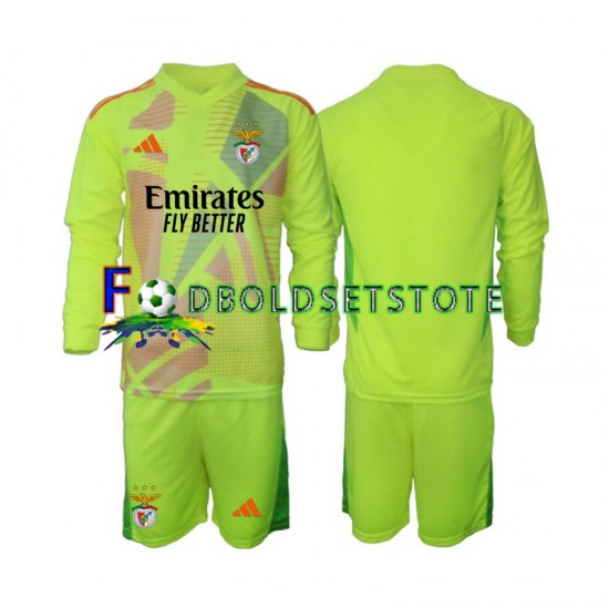 Benfica Trøje Målmand Hjemmebane 2024-2025 Lange ærmer ,Børn Fodboldsæt Benfica Trøje Målmand Hjemmebane 2024-2025 Lange ærmer ,Børn Fodboldsæt