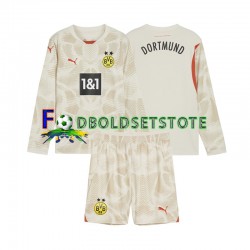 Borussia Dortmund Trøje Målmand Hjemmebane 2024-2025 Lange ærmer ,Børn Fodboldsæt