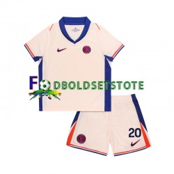 Chelsea Trøje Cole Palmer 20 Udebane 2024-2025 Kort ærmer ,Børn Fodboldsæt