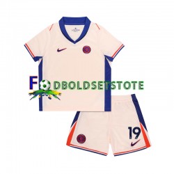 Chelsea Trøje Jadon Sancho 19 Udebane 2024-2025 Kort ærmer ,Børn Fodboldsæt