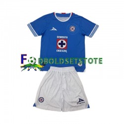 Cruz Azul Trøje Hjemmebane 2024-2025 Kort ærmer ,Børn Fodboldsæt