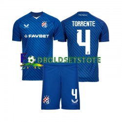 Dinamo Zagreb Trøje Torrente 4 Hjemmebane 2024-2025 Kort ærmer ,Børn Fodboldsæt