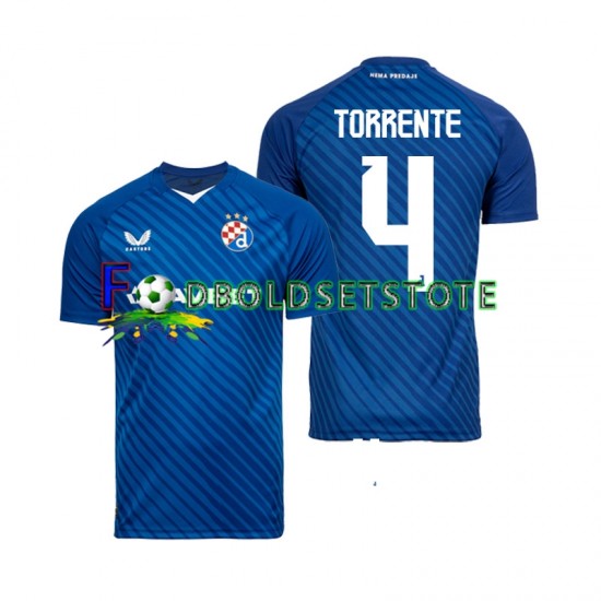 Dinamo Zagreb Trøje Torrente 4 Hjemmebane 2024-2025 Kort ærmer ,Mænd