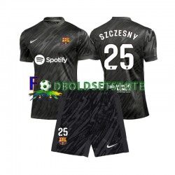 FC Barcelona Trøje Wojciech Szczesny 25 Målmand Udebane 2024-2025 Kort ærmer ,Børn Fodboldsæt