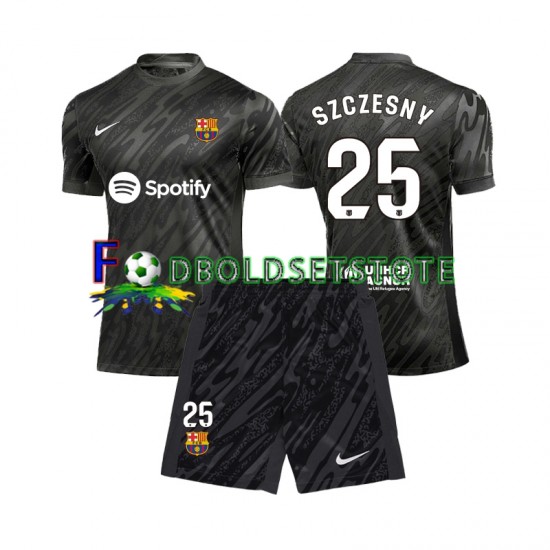 FC Barcelona Trøje Wojciech Szczesny 25 Målmand Udebane 2024-2025 Kort ærmer ,Børn Fodboldsæt FC Barcelona Trøje Wojciech Szczesny 25 Målmand Udebane 2024-2025 Kort ærmer ,Børn Fodboldsæt