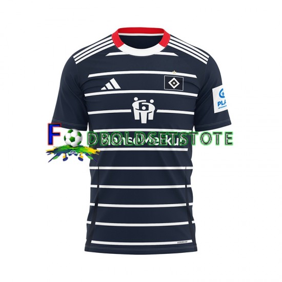 Hamburger SV Trøje Udebane 2024-2025 Kort ærmer ,Mænd Hamburger SV Trøje Udebane 2024-2025 Kort ærmer ,Mænd