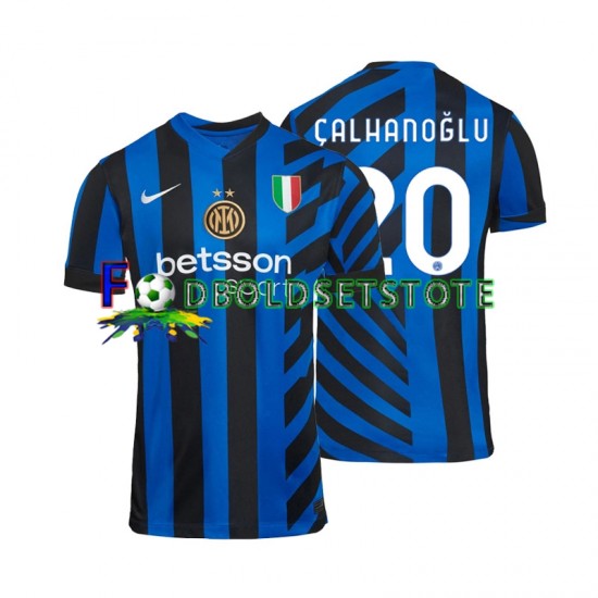 Inter Milan Trøje Hakan Calhanoglu 20 Hjemmebane 2024-2025 Kort ærmer ,Mænd