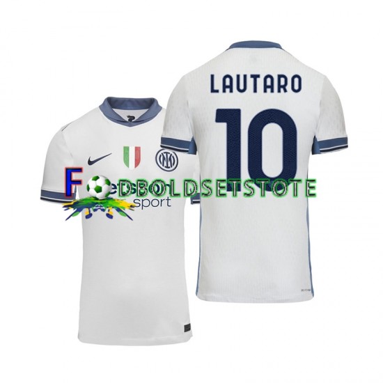 Inter Milan Trøje Lautaro 10 Udebane 2024-2025 Kort ærmer ,Mænd