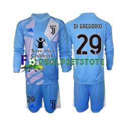 Juventus Trøje Michele Di Gregorio 29 Målmand 4. Valg 2024-2025 Lange ærmer ,Børn Fodboldsæt