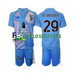 Juventus Trøje Michele Di Gregorio 29 Målmand 4. Valg 2024-2025 Kort ærmer ,Børn Fodboldsæt