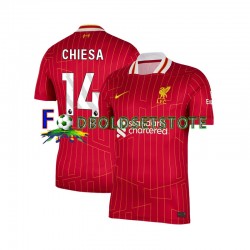 Liverpool Trøje Federico Chiesa 14 Hjemmebane 2024-2025 Kort ærmer ,Mænd