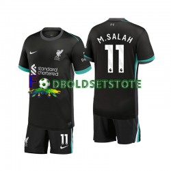 Liverpool Trøje M.Salah 11 Udebane 2024-2025 Kort ærmer ,Børn Fodboldsæt