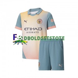 Manchester City Trøje 4. Valg 2024-2025 Kort ærmer ,Børn Fodboldsæt