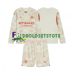 Manchester City Trøje Målmand 3. Valg 2024-2025 Lange ærmer ,Børn Fodboldsæt