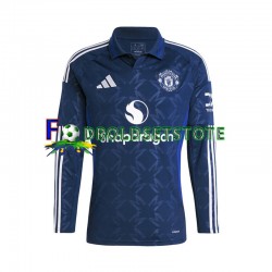 Manchester United Trøje Udebane 2024-2025 Lange ærmer ,Mænd