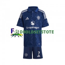 Manchester United Trøje Beckham 7 Udebane 2024-2025 Kort ærmer ,Børn Fodboldsæt