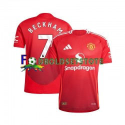 Manchester United Trøje Beckham 7 Hjemmebane 2024-2025 Kort ærmer ,Mænd