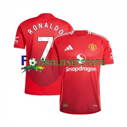Manchester United Trøje Cristiano Ronaldo 7 Hjemmebane 2024-2025 Kort ærmer ,Mænd
