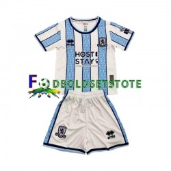 Middlesbrough Trøje Udebane 2024-2025 Kort ærmer ,Børn Fodboldsæt