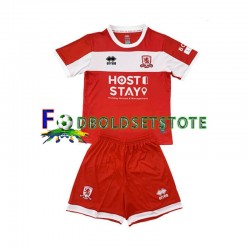 Middlesbrough Trøje Hjemmebane 2024-2025 Kort ærmer ,Børn Fodboldsæt