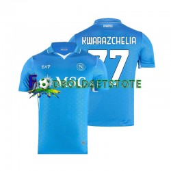 Napoli Trøje Khvicha Kvaratskhelia 77 Hjemmebane 2024-2025 Kort ærmer ,Mænd