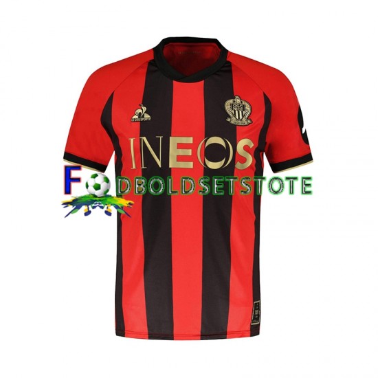 OGC Nice Trøje Hjemmebane 2024-2025 Kort ærmer ,Mænd OGC Nice Trøje Hjemmebane 2024-2025 Kort ærmer ,Mænd