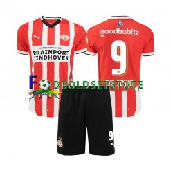 PSV Eindhoven Trøje DE JONG 9 Hjemmebane 2024-2025 Kort ærmer ,Børn Fodboldsæt