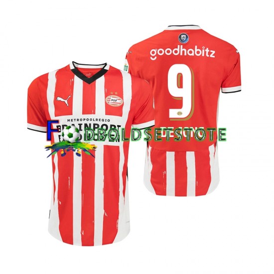 PSV Eindhoven Trøje DE JONG 9 Hjemmebane 2024-2025 Kort ærmer ,Mænd