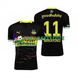 PSV Eindhoven Trøje Johan Bakayoko 11 3. Valg 2024-2025 Kort ærmer ,Mænd