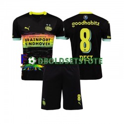 PSV Eindhoven Trøje Sergino Dest 8 Udebane 2024-2025 Kort ærmer ,Børn Fodboldsæt
