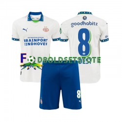 PSV Eindhoven Trøje Sergino Dest 8 3. Valg 2024-2025 Kort ærmer ,Børn Fodboldsæt