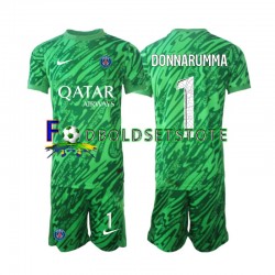 Paris Saint-Germain Trøje Gianluigi Donnarumma 1 Målmand Udebane 2024-2025 Kort ærmer ,Børn Fodboldsæt