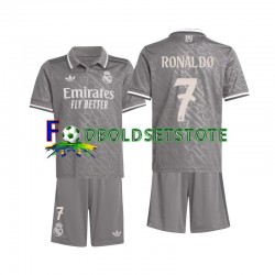 Real Madrid Trøje Ronaldo 7 3. Valg 2024-2025 Kort ærmer ,Børn Fodboldsæt