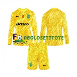 Sporting CP Trøje Målmand 3. Valg 2024-2025 Lange ærmer ,Børn Fodboldsæt