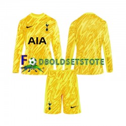 Tottenham Hotspur Trøje Målmand Hjemmebane 2024-2025 Lange ærmer ,Børn Fodboldsæt