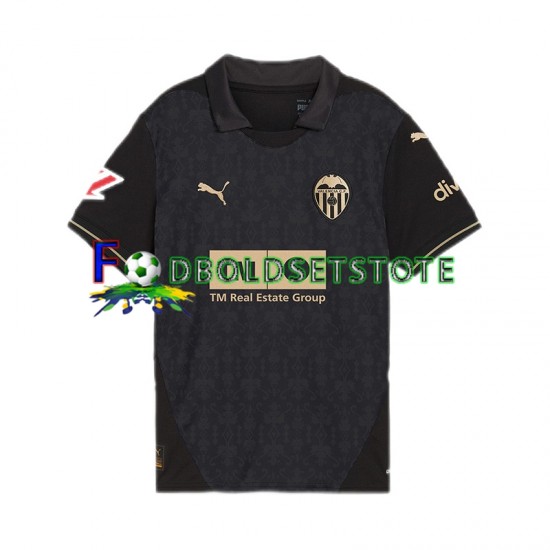 Trøje Valencia Udebane 2024-2025 Kort ærmer ,Mænd