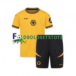Wolverhampton Wanderers Trøje Hjemmebane 2024-2025 Kort ærmer ,Børn Fodboldsæt