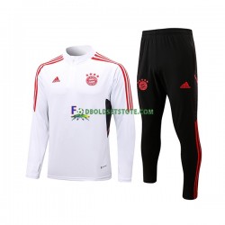 2022-2023 FC Bayern München Hvid Sweatshirt Dragt