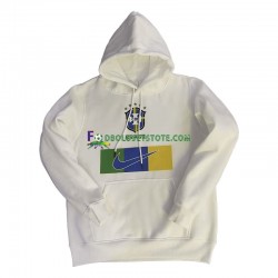 2022-2023 Brasilien Hvid Sweater Hættetrøje ,Mænd