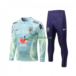 2022-2023 Brasilien Grøn Grass Sweatshirt Dragt